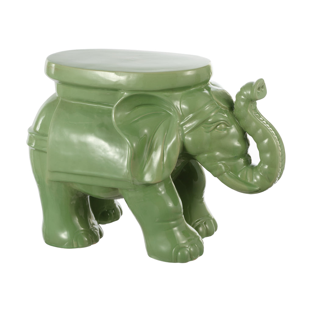 Elephant Ceramic Garden Stool