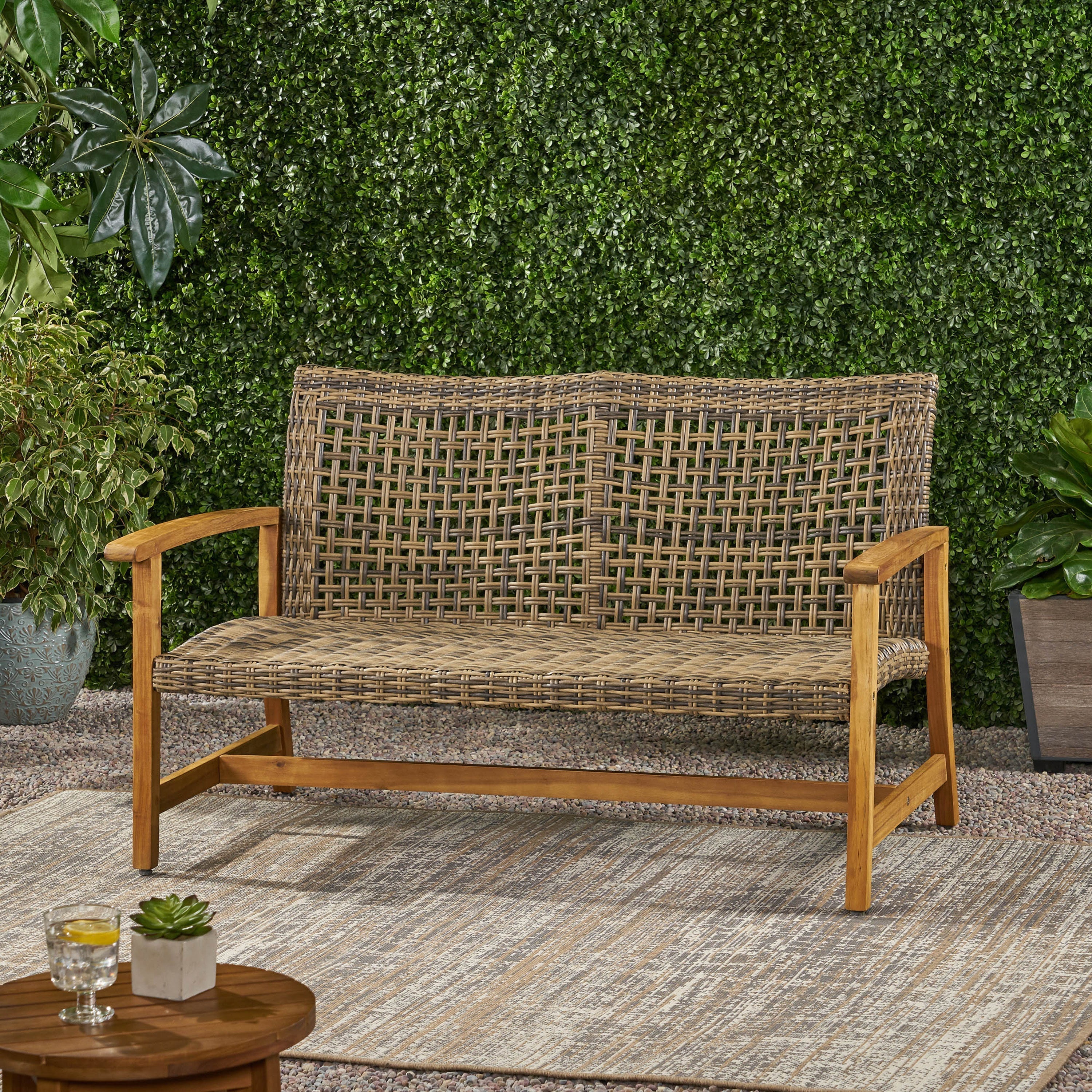 Hampton Outdoor Rattan Loveseat