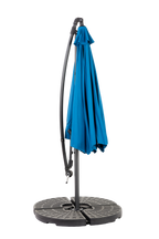 10' Offset Hanging Market Patio Umbrella w/Easy Tilt Adjustment, Base Not Included