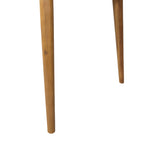 Outdoor Dining Table with Acacia Wood Frame, Teak