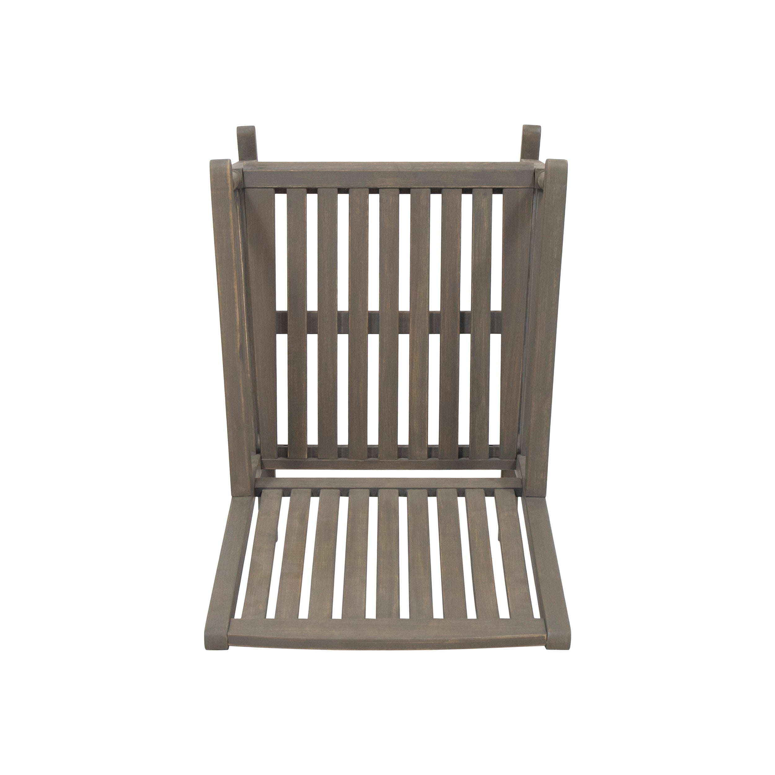 Muse Outdoor Acacia Rocking Chair with Slat Design