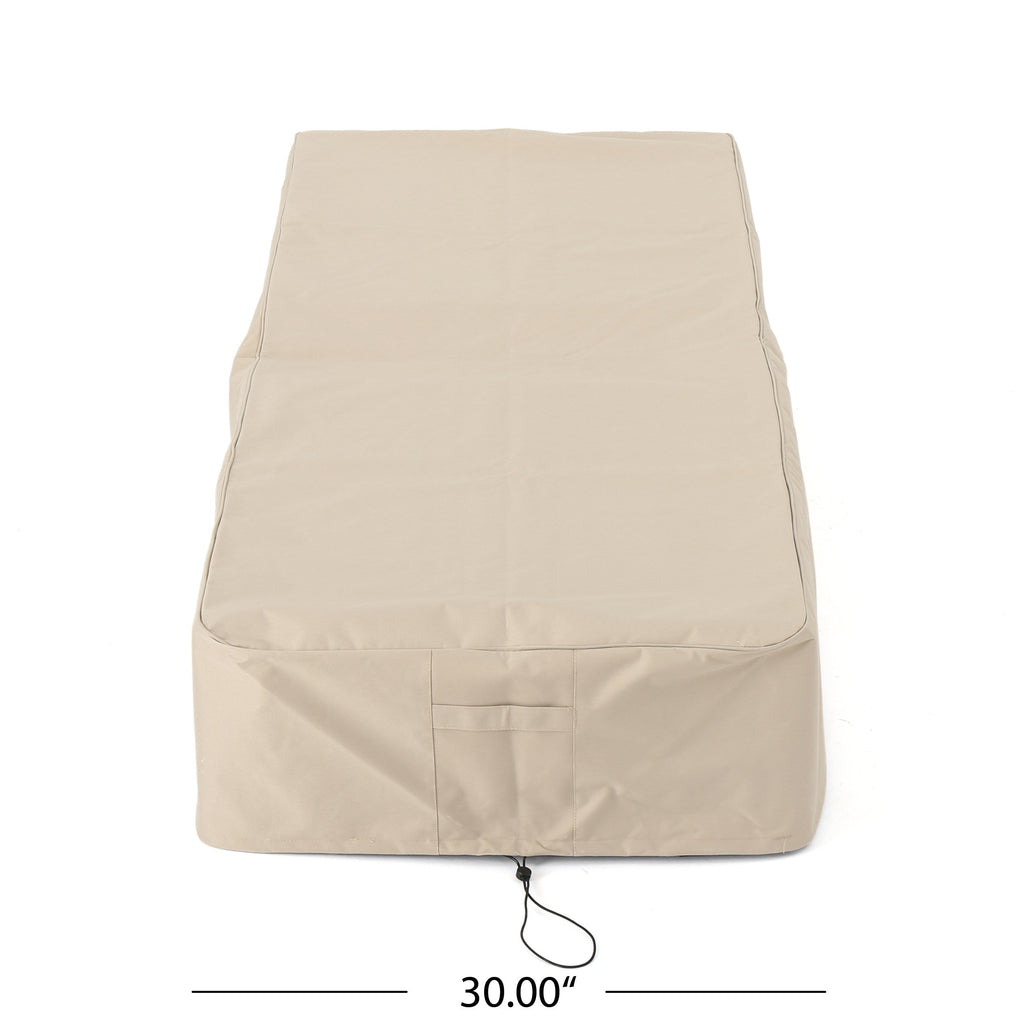 Fabric Chaise Lounge Cover, Set of 2