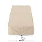 Fabric Chaise Lounge Cover, Set of 2