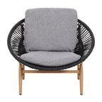 Cyril Outdoor Wicker Papasan Style Lounge Chair