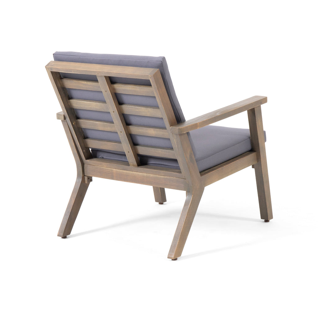 Brixton Outdoor Club Chair with Cushion, Set of 2