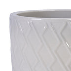Elan Handmade White Ceramic Planter