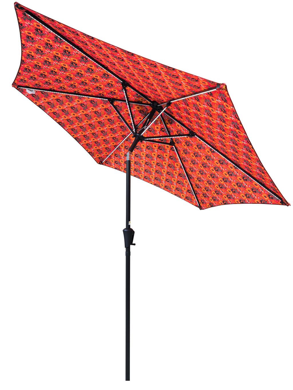 Parasol 9' Patio Umbrella with Lights