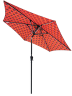 Parasol 9' Patio Umbrella with Lights