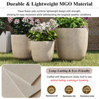 Lightweight Matte Textured Outdoor Planter