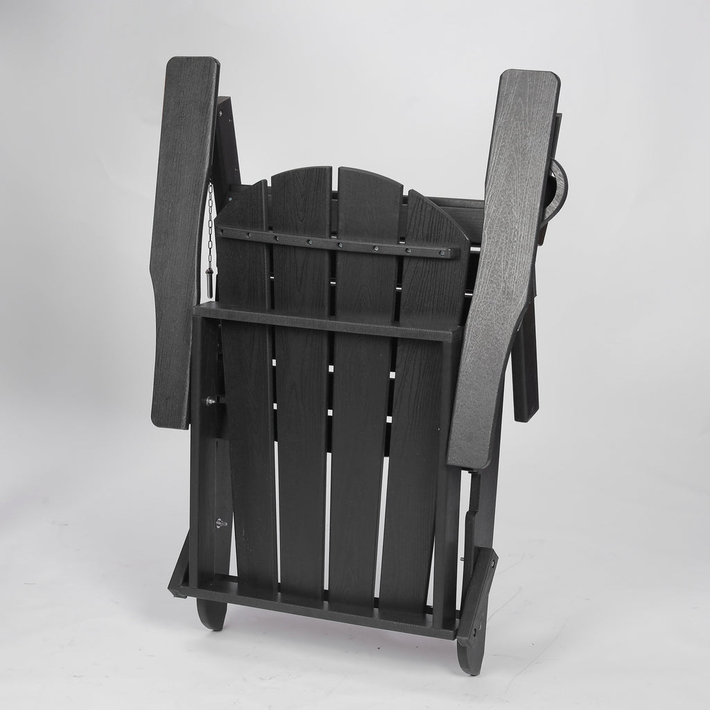 Composite Folding Adirondack Chair with Dual Cup Holder