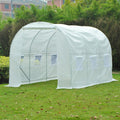 Outsunny 11.5x6.6x6.6ft Walk-in Tunnel Greenhouse Garden Plant Growing