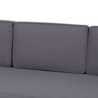 Aston Outdoor Acacia Wood 3 Seater Sofa