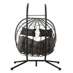 2-Person Swinging Egg Chair with Stand