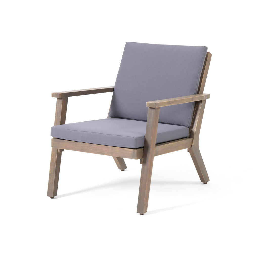 Brixton Outdoor Club Chair with Cushion, Set of 2