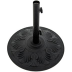 Cast Aluminum Art Deco Umbrella Bases