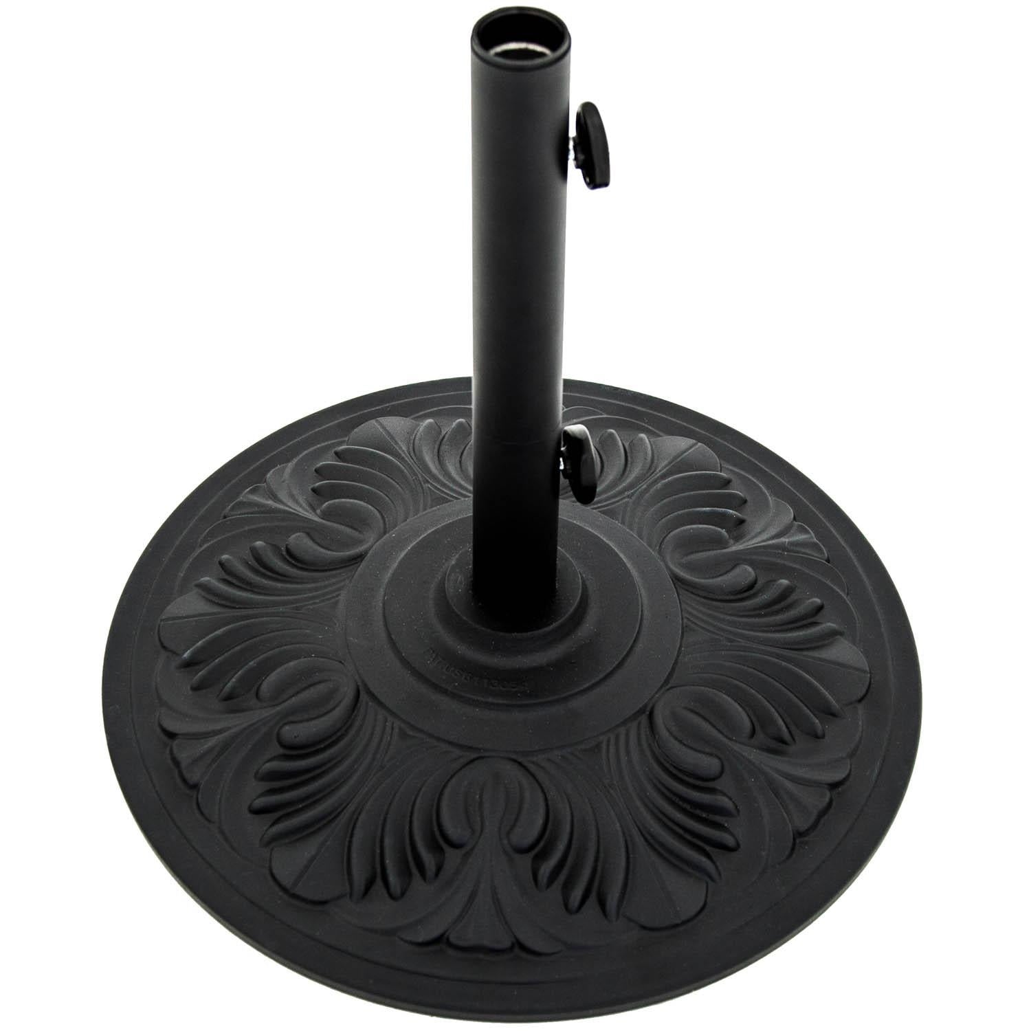 Cast Aluminum Art Deco Umbrella Bases