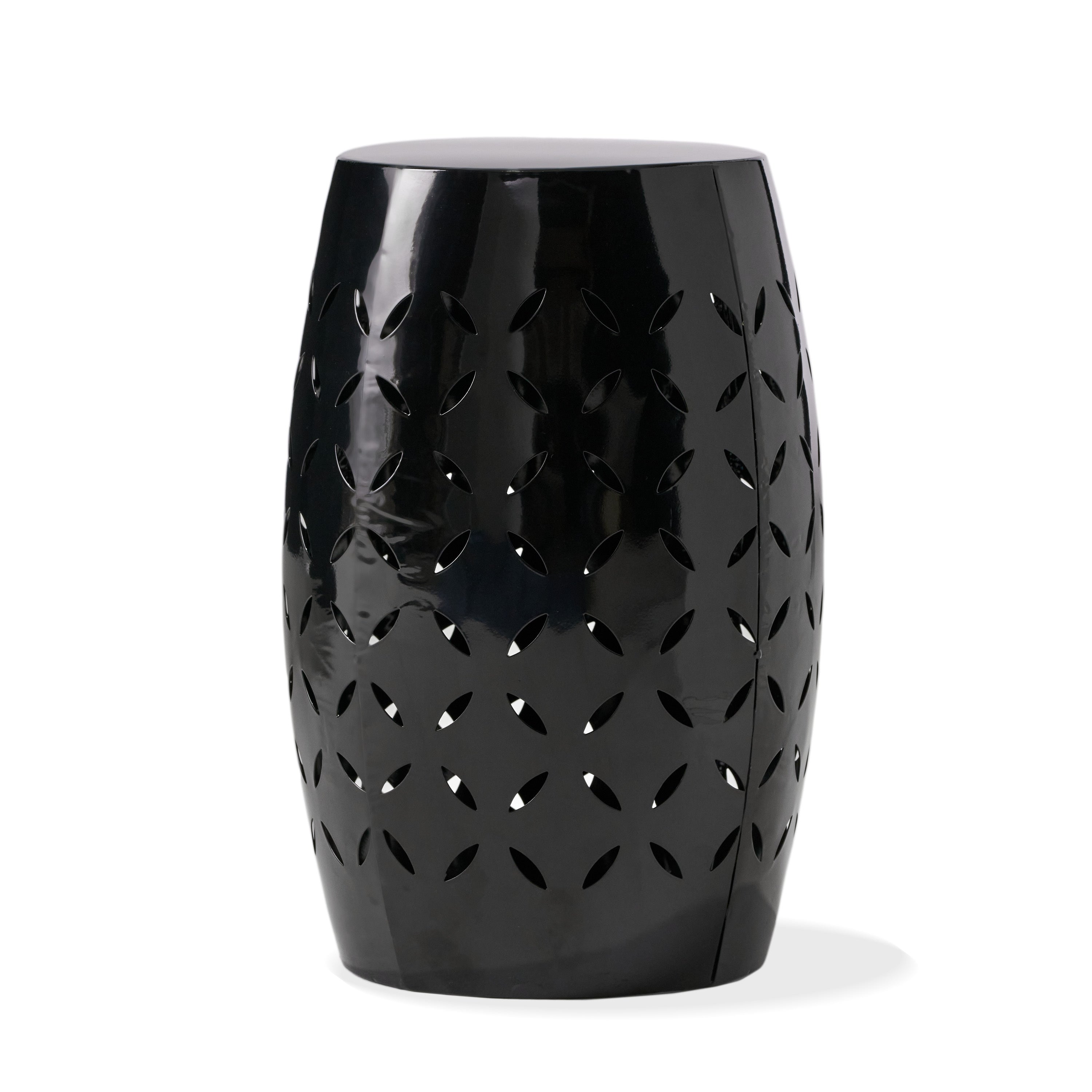 Lilac Outdoor Metal Cutout Accent Table