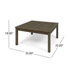 Perla Outdoor L-Shape Sectional Sofa with Coffee Table