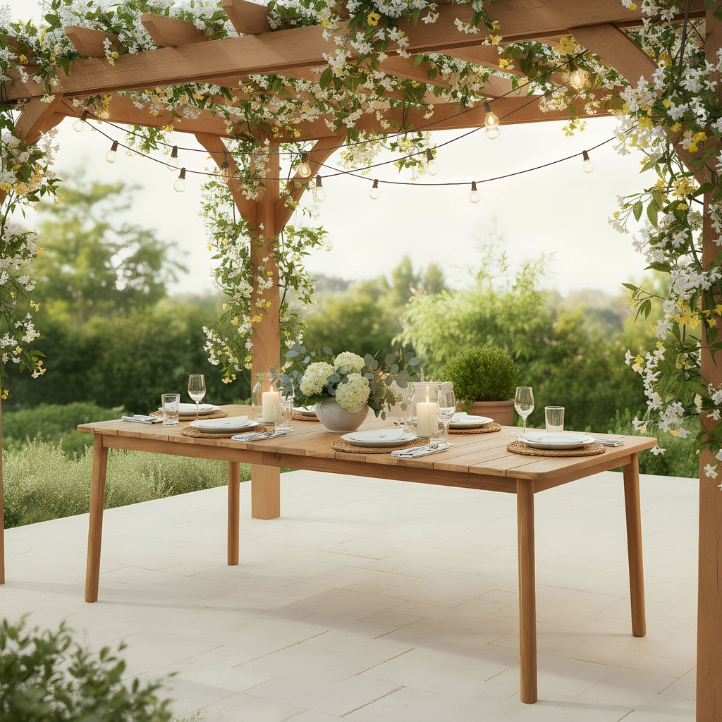 Abaco Acacia Wood Outdoor Dining Table