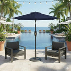7.5 Feet Market Umbrella with Crank Lift & Tilt, Base Not Included