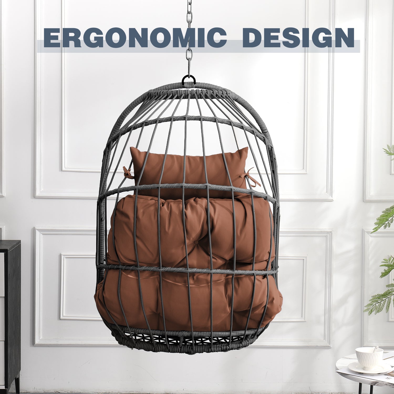 Folding Outdoor Egg Swing Chair