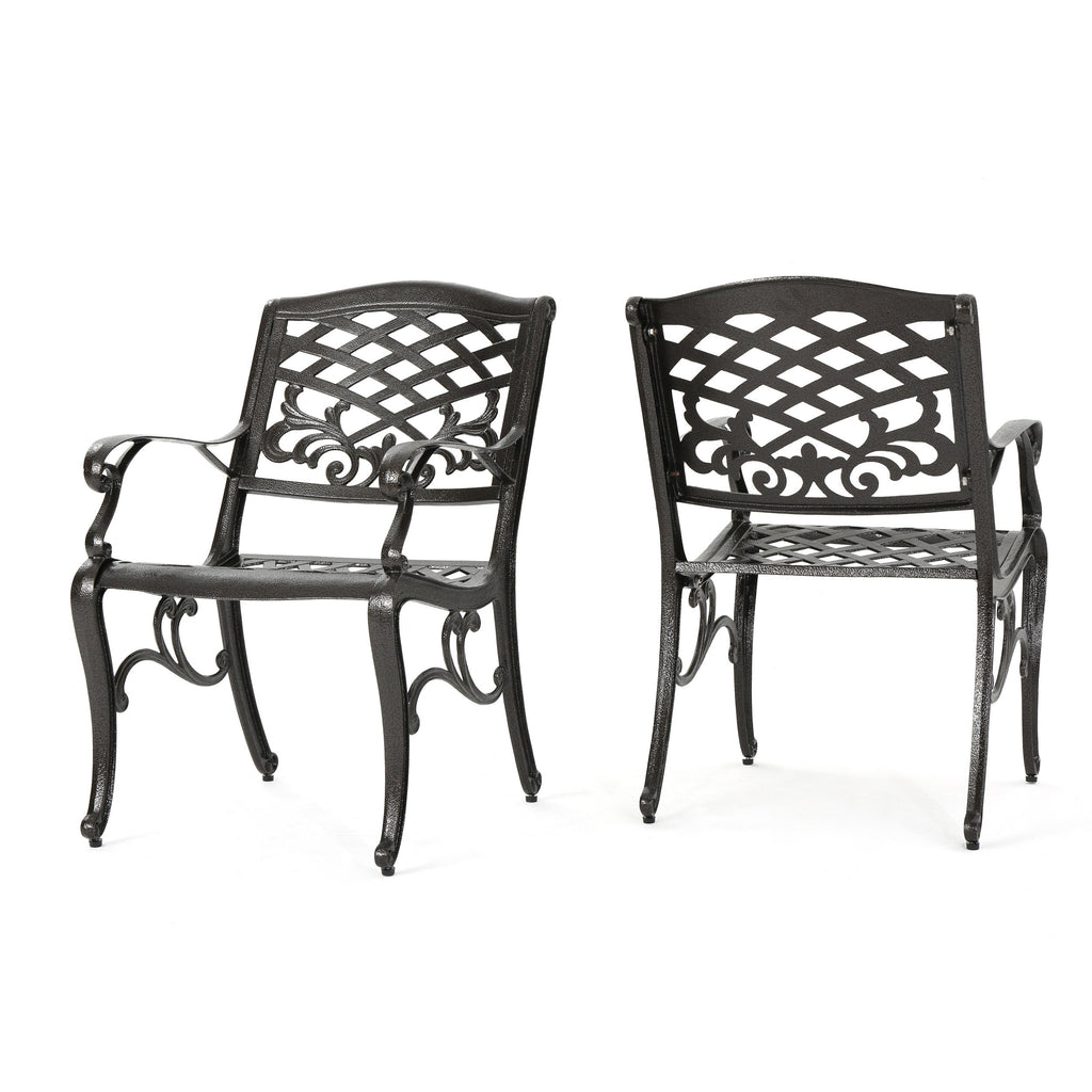 Luminea Lattice Outdoor Dining Chair