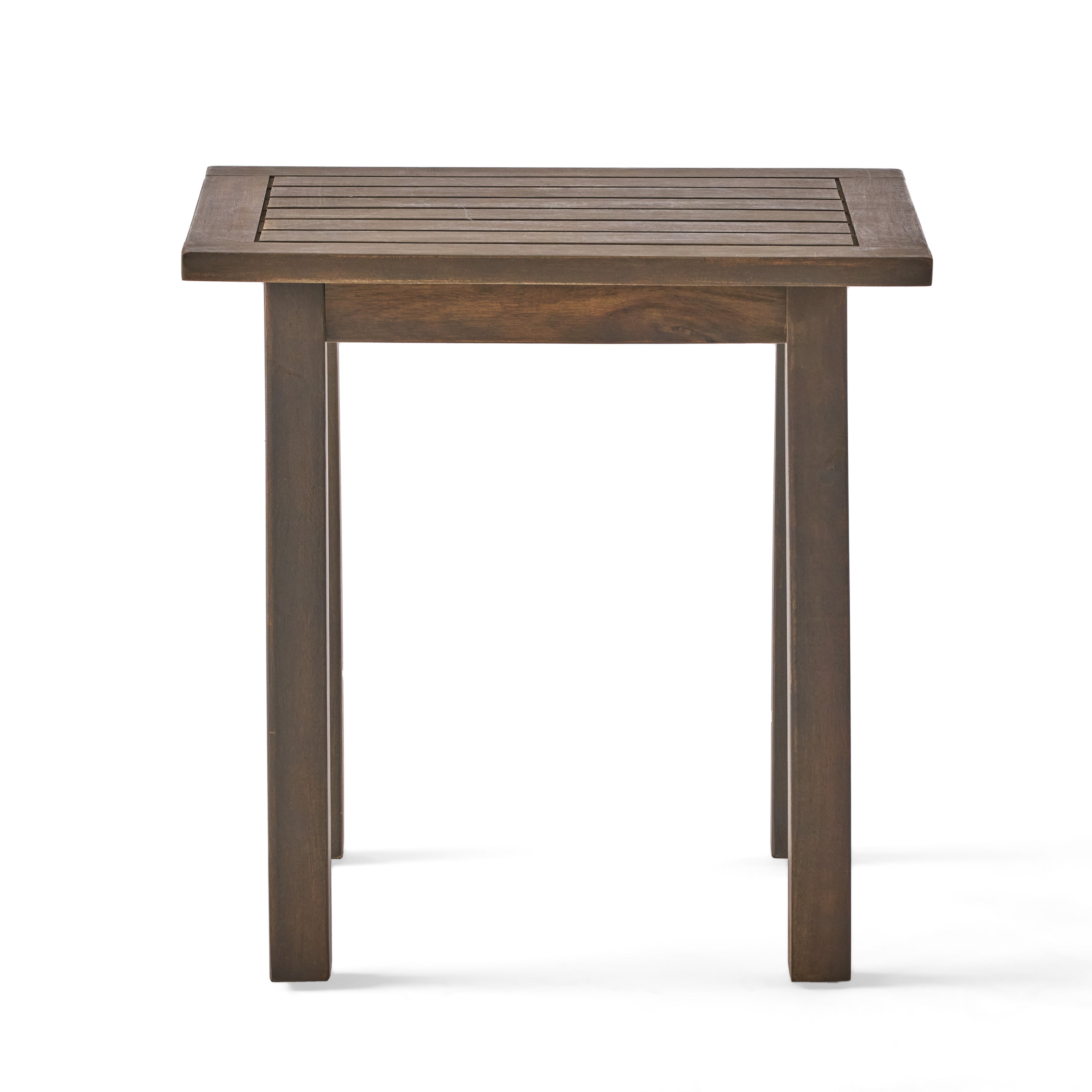 Selma Acacia Wood Outdoor Accent Side Table
