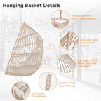 Folding Outdoor Egg Swing Chair