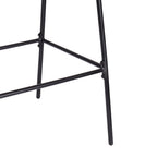 Ladd Outdoor Metal Wicker Barstool, Set of 2