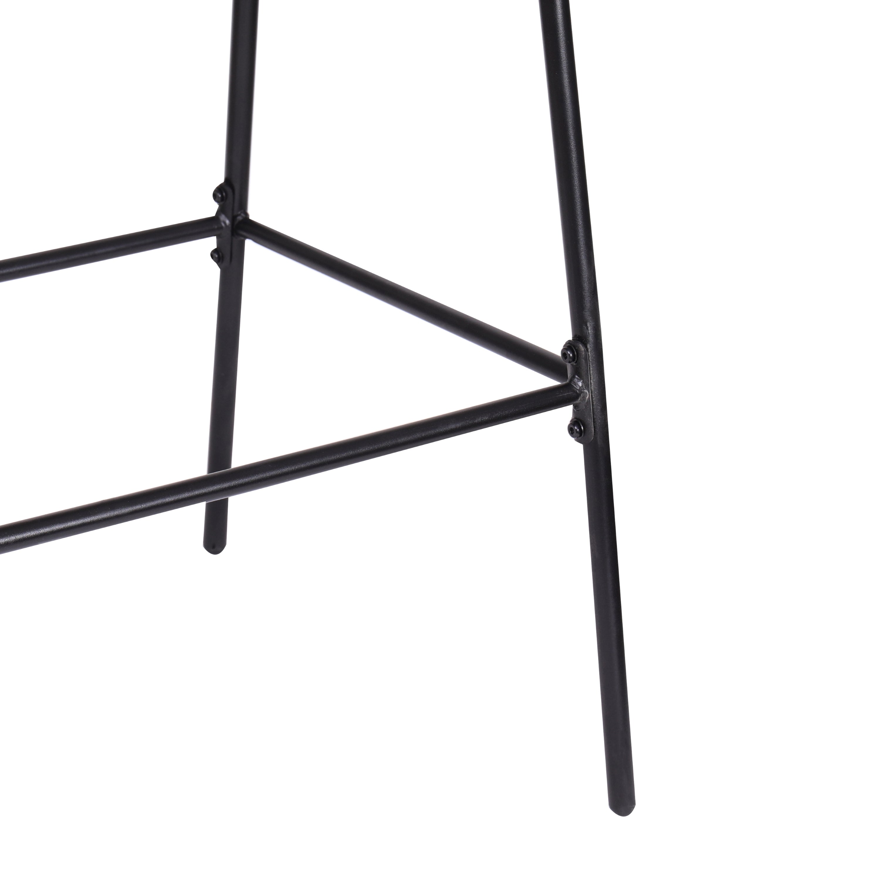 Ladd Outdoor Metal Wicker Barstool, Set of 2