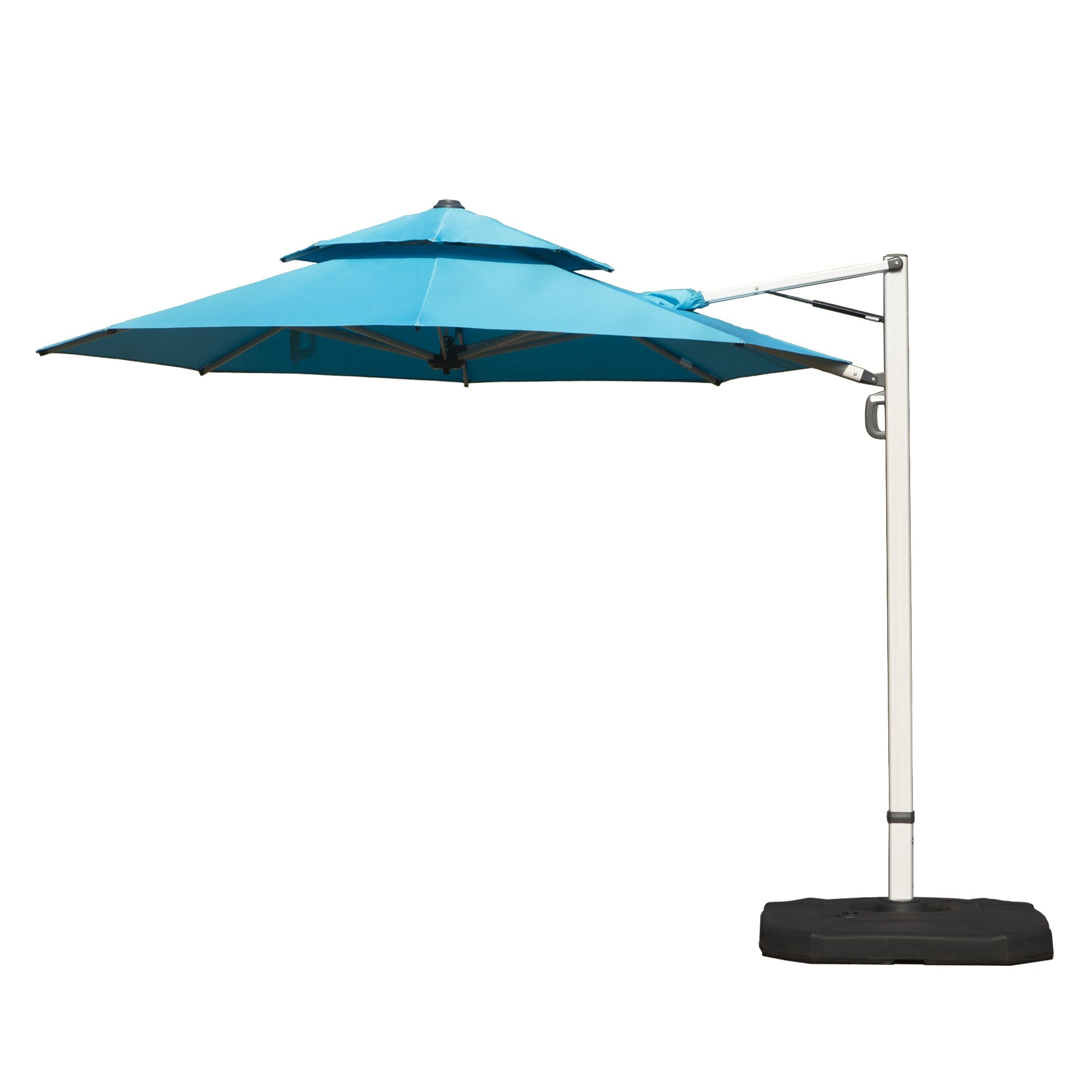 Round Cantilever Umbrella with Center Pole, Base Not Included