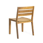 Solene Outdoor Acacia Wood Dining Chairs, Set of 2