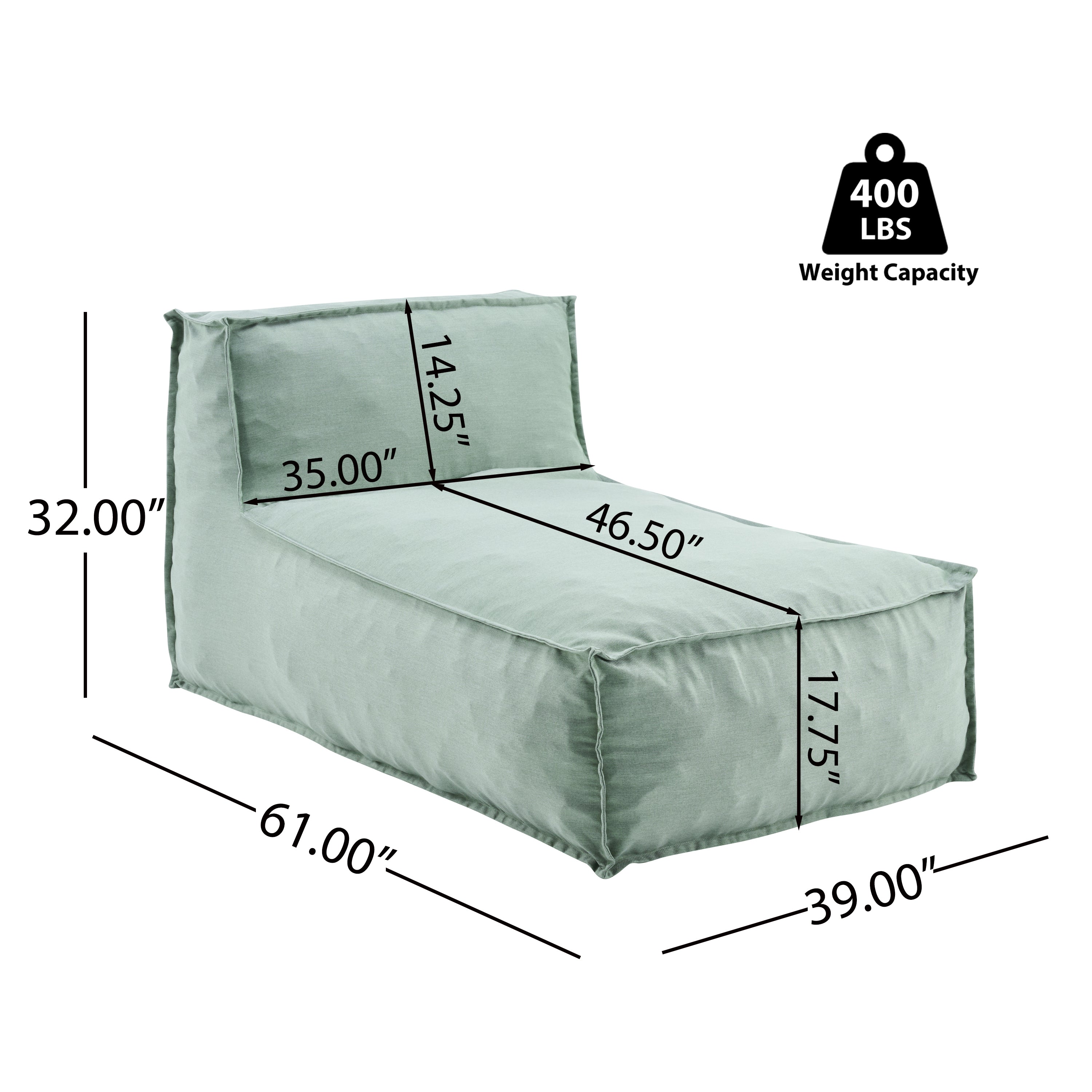 Ramona Outdoor Bean Bag Lounge Chair