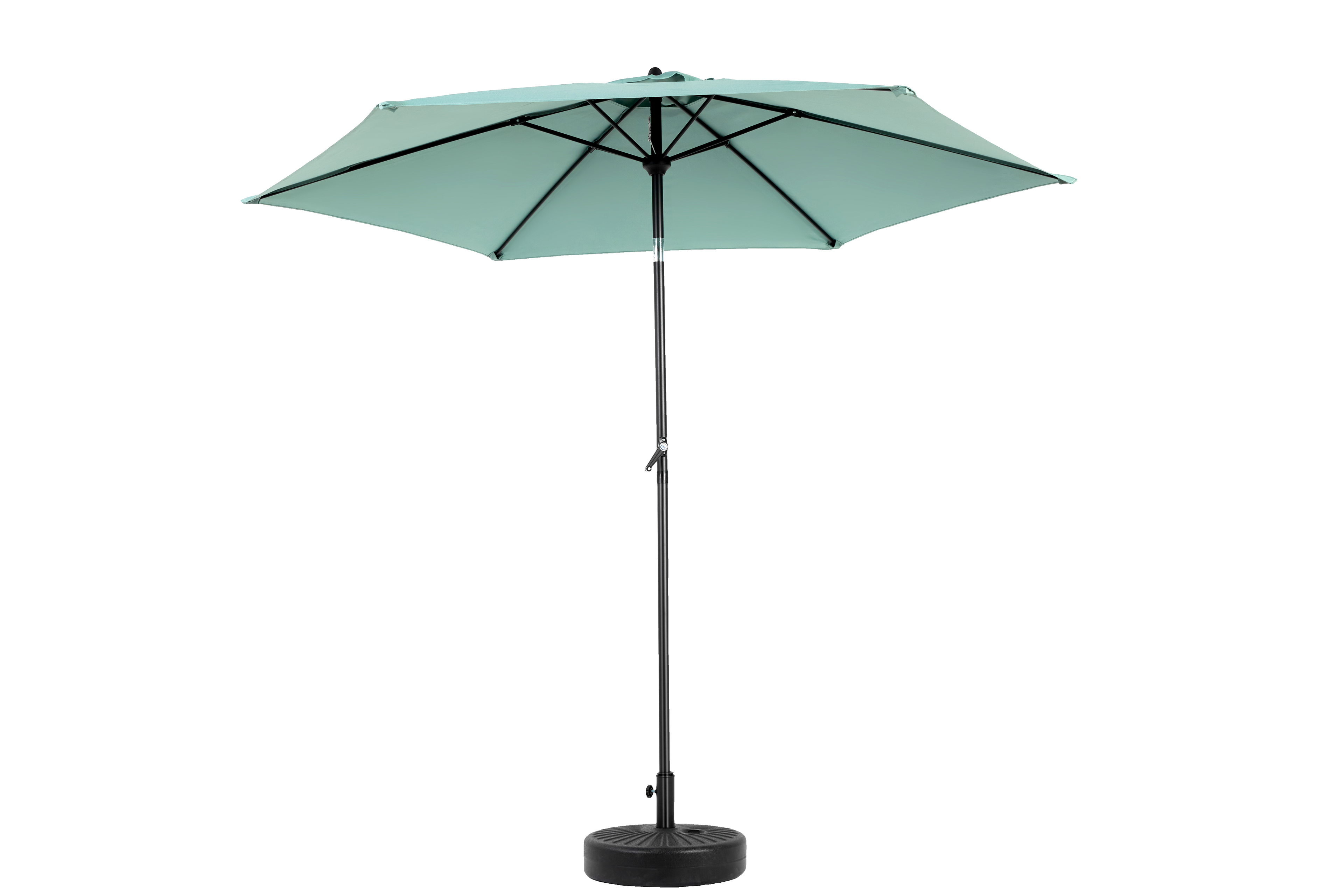 9' Outdoor Patio Umbrella Outdoor Table Umbrella with Push Button Tilt and Crank, Base Not Included