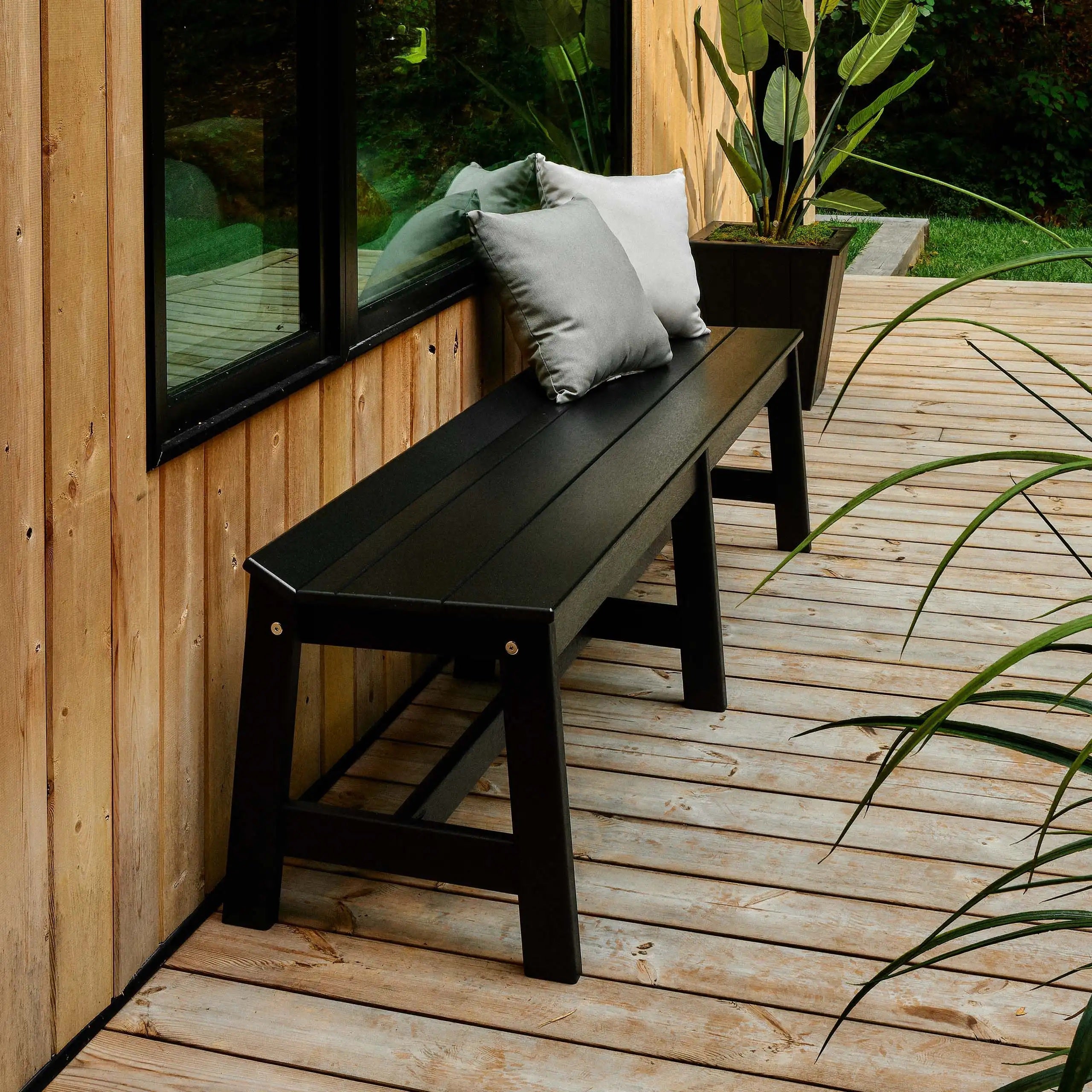 72" Cafe Dining Bench from LuxCraft