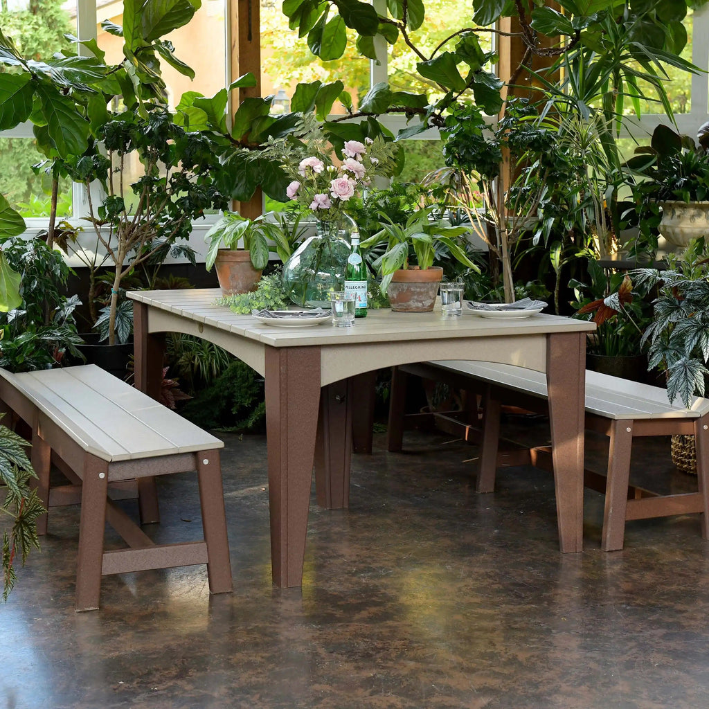 Island 44" x 72" Rectangular Dining Table from LuxCraft