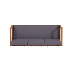 Aston Outdoor Acacia Wood 3 Seater Sofa