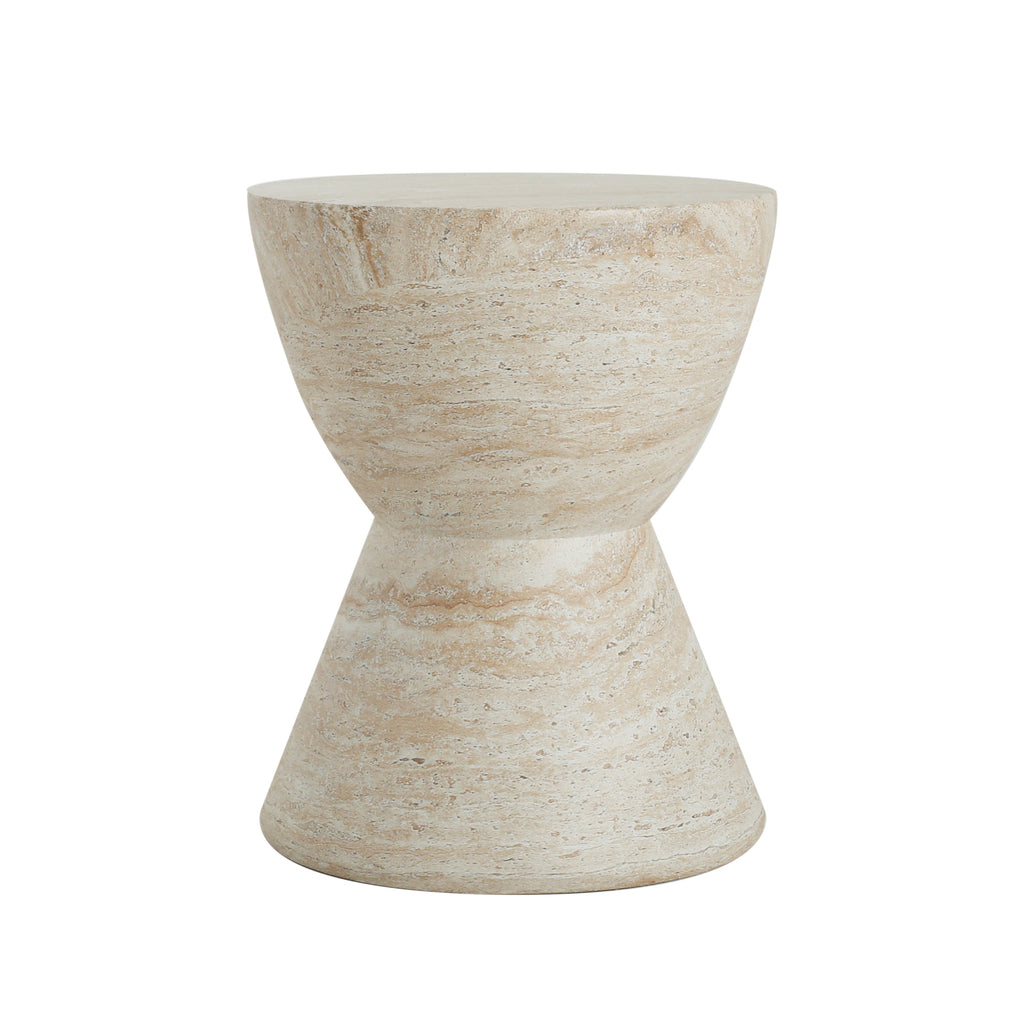Hourglass Outdoor Lightweight Side Table