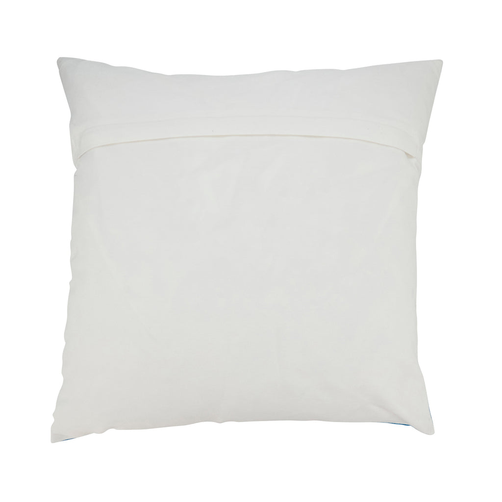 Outdoor Embroidered Starfish Polyester Filled Throw Pillow