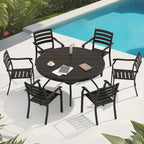 Vireo lron Terrace Dining Chairs, Set of 2