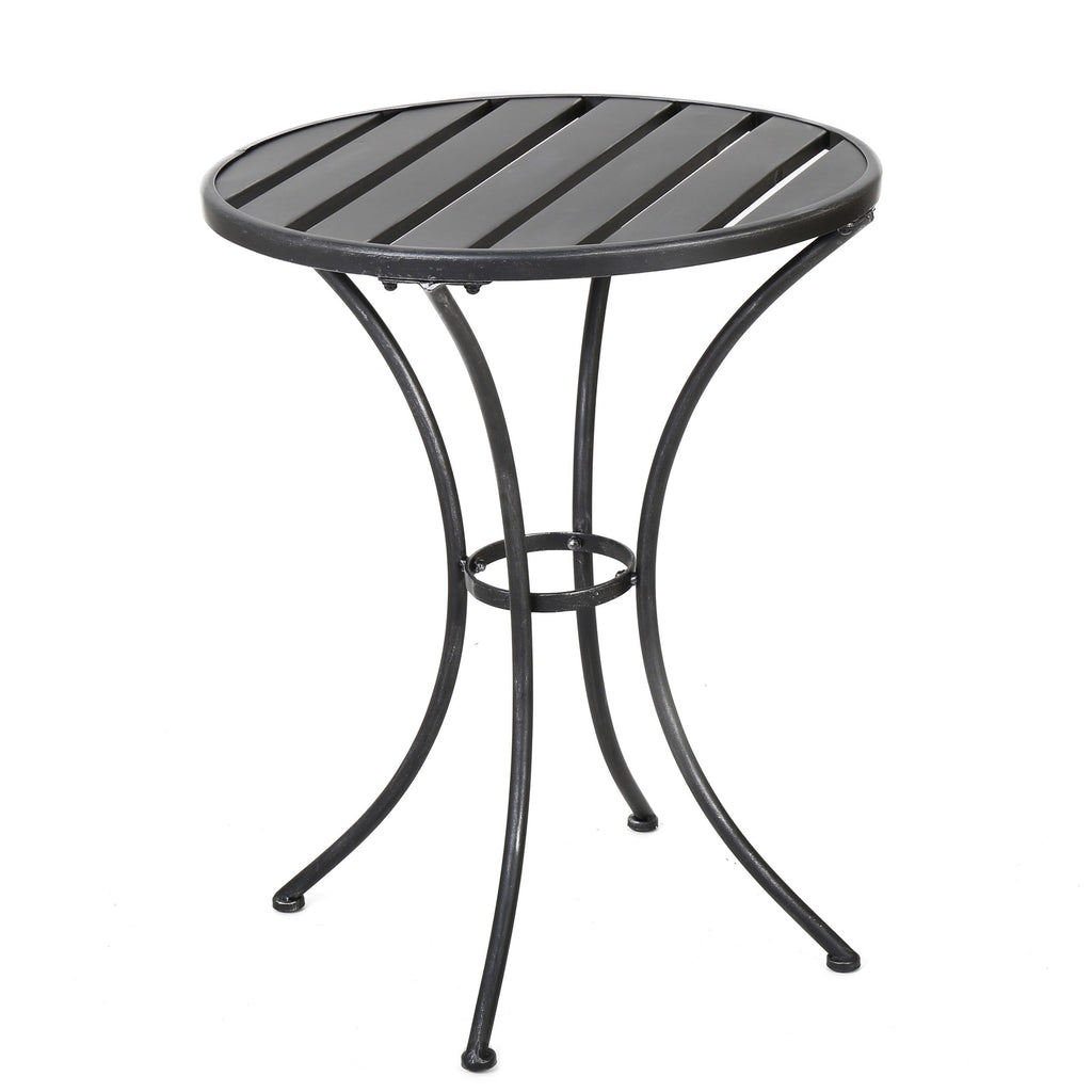 Colman 3-Piece Iron Bistro Set with Table and 2 Chairs
