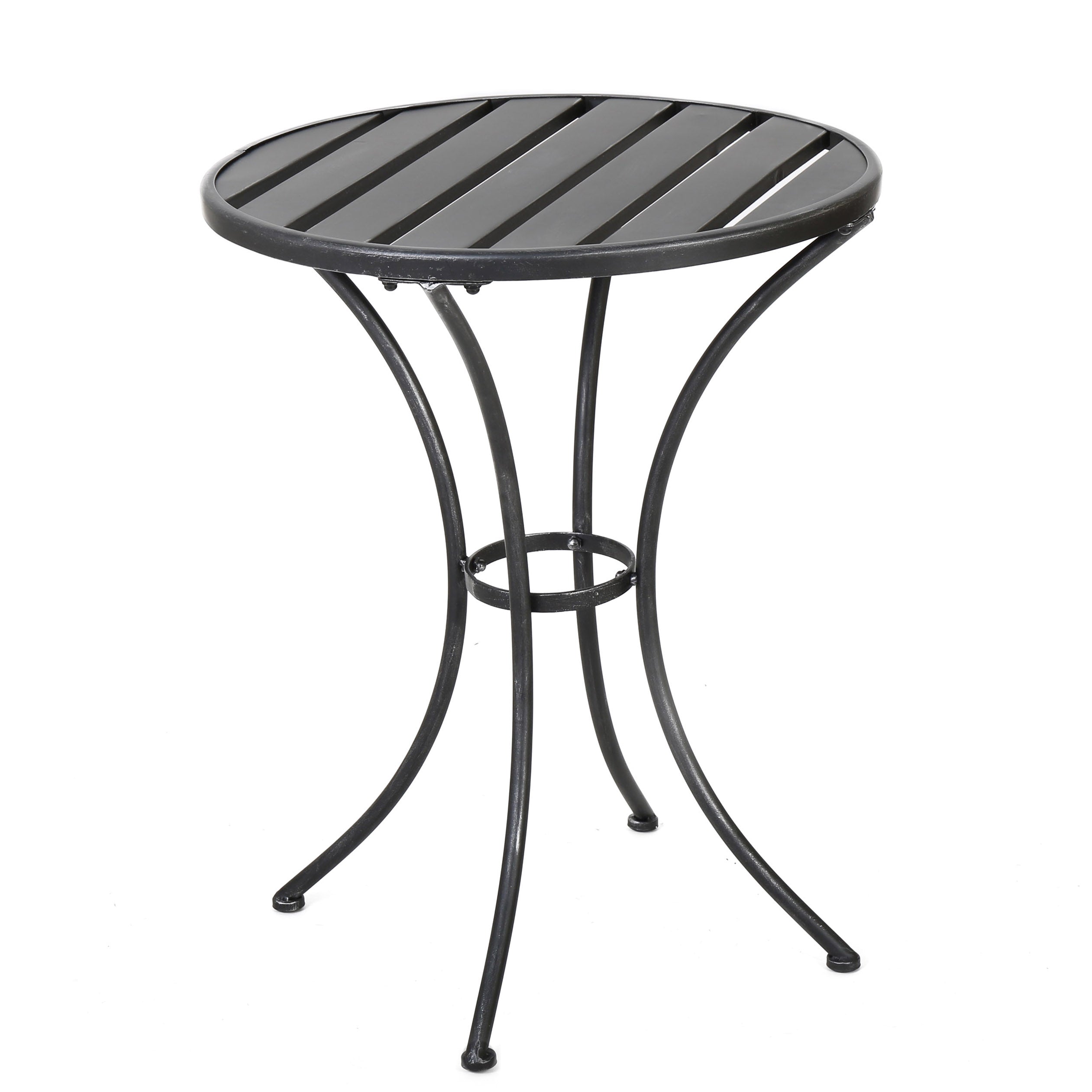 Colman 3-Piece Iron Bistro Set with Table and 2 Chairs