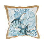 Outdoor Fish Polyester Filled Throw Pillow