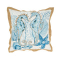 Charming Outdoor Sea Horse Polyester Filled Throw Pillow