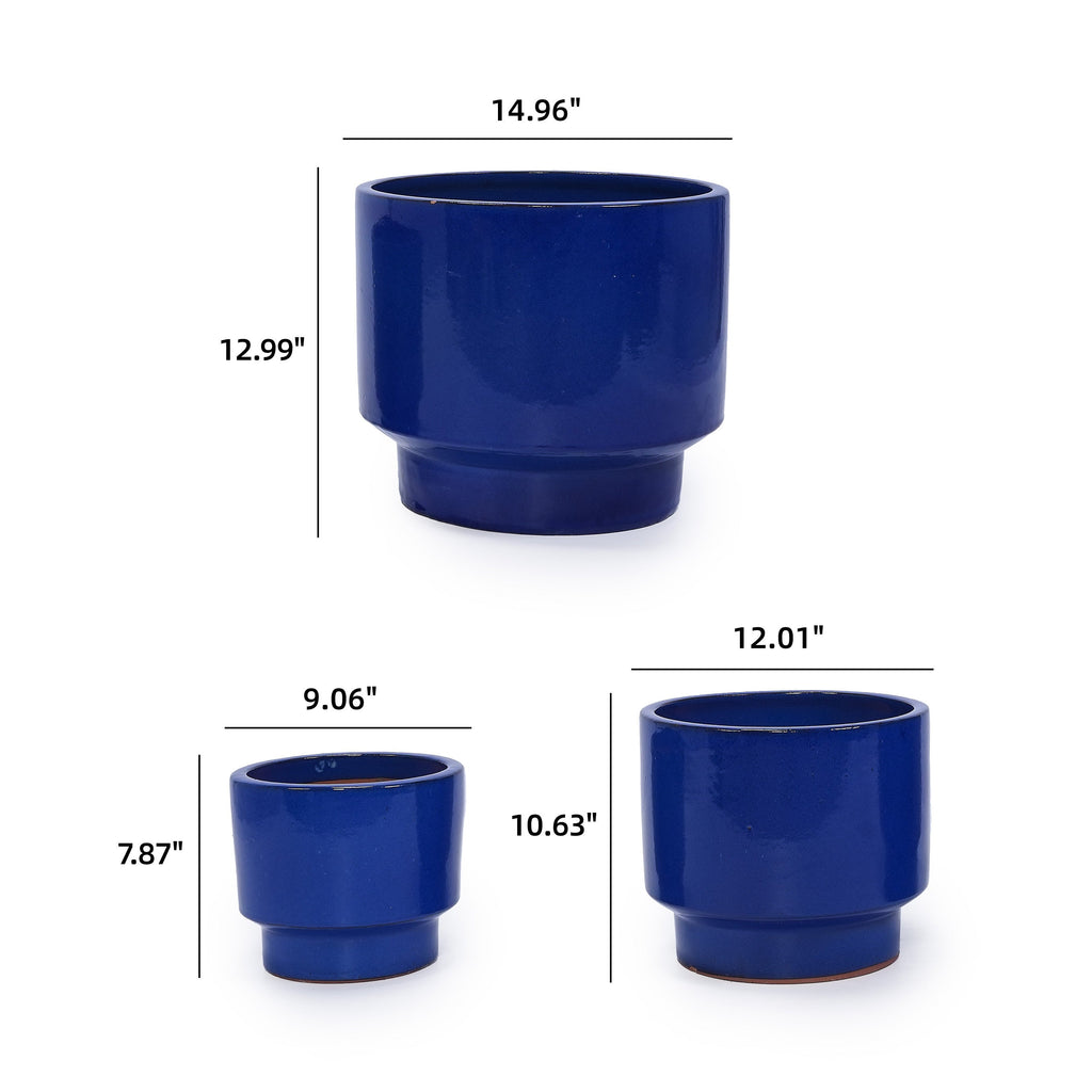 Arlo Handmade Ceramic Planter, Set of 3