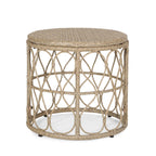 Zircon 3-Piece Patio Set with 2 Club Chairs and Round Table
