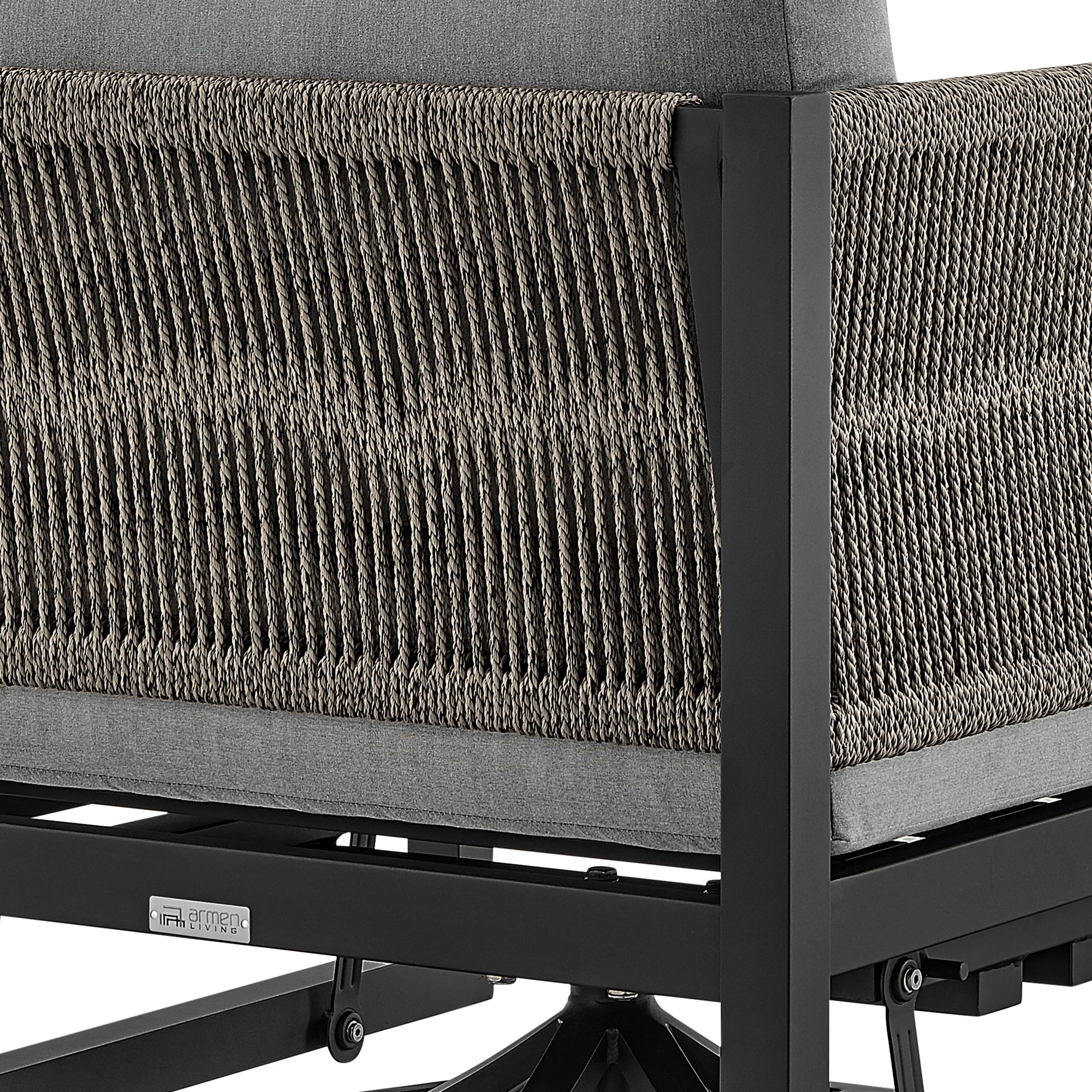 Mareike Outdoor Patio Swivel Glider Lounge Chair