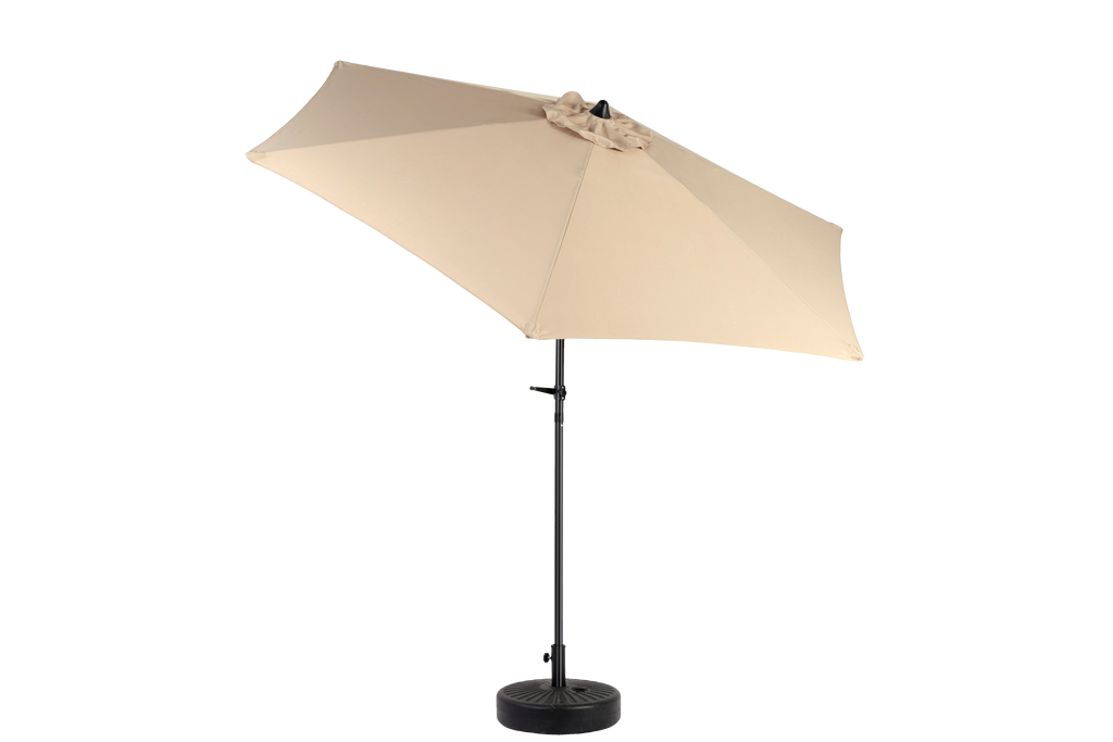 9' Outdoor Patio Umbrella Outdoor Table Umbrella with Push Button Tilt and Crank, Base Not Included