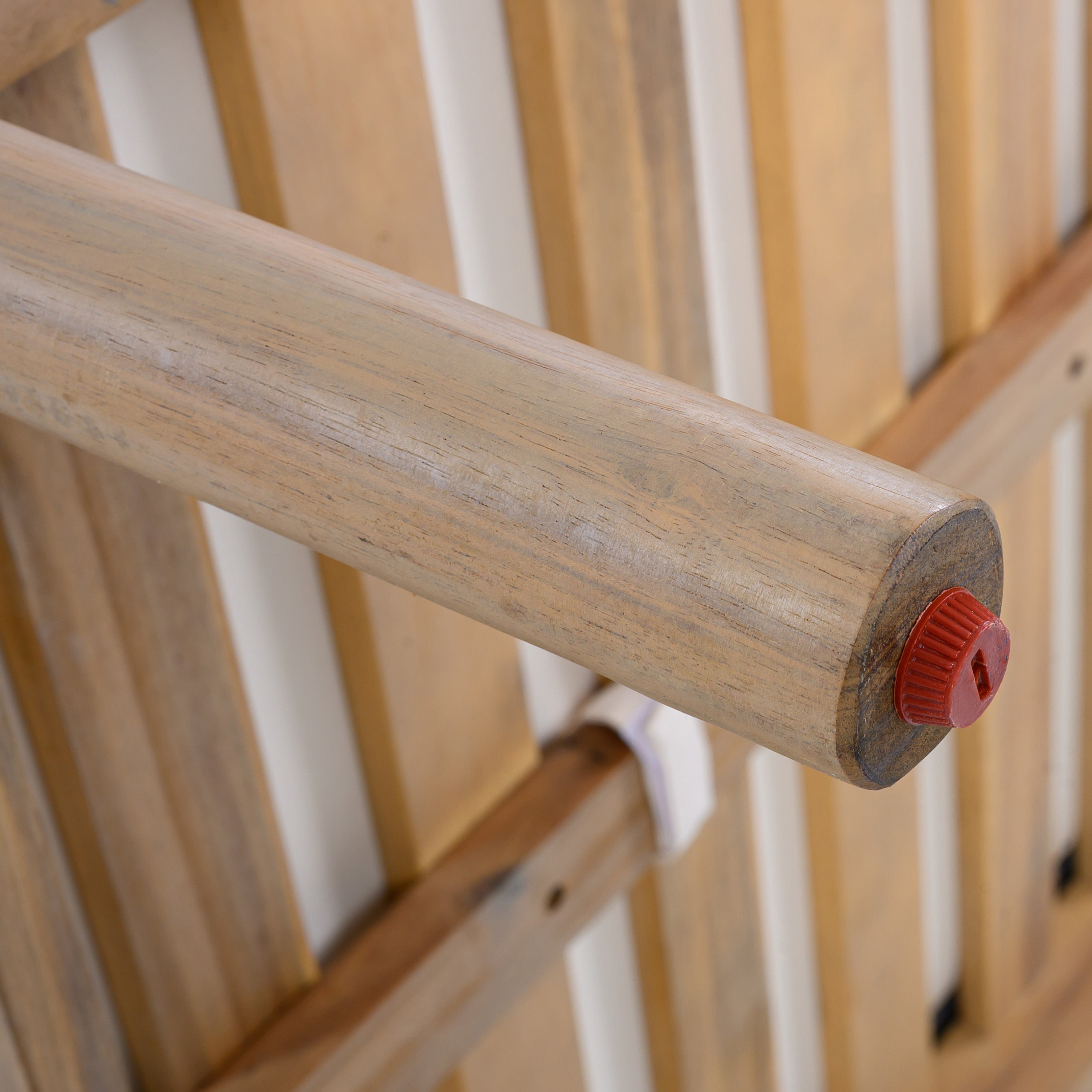 Seabrook Acacia Wood Outdoor Loveseat with Diamond Rope Weave & Cushions