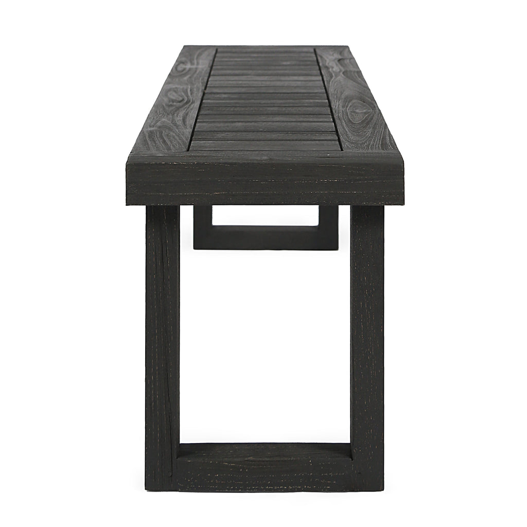 6-Seat Acacia Wood Outdoor Dining Set